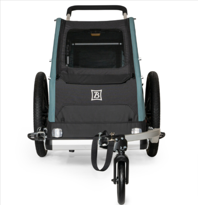 Burley Bark Ranger Pet Trailer in Black and Blue -2